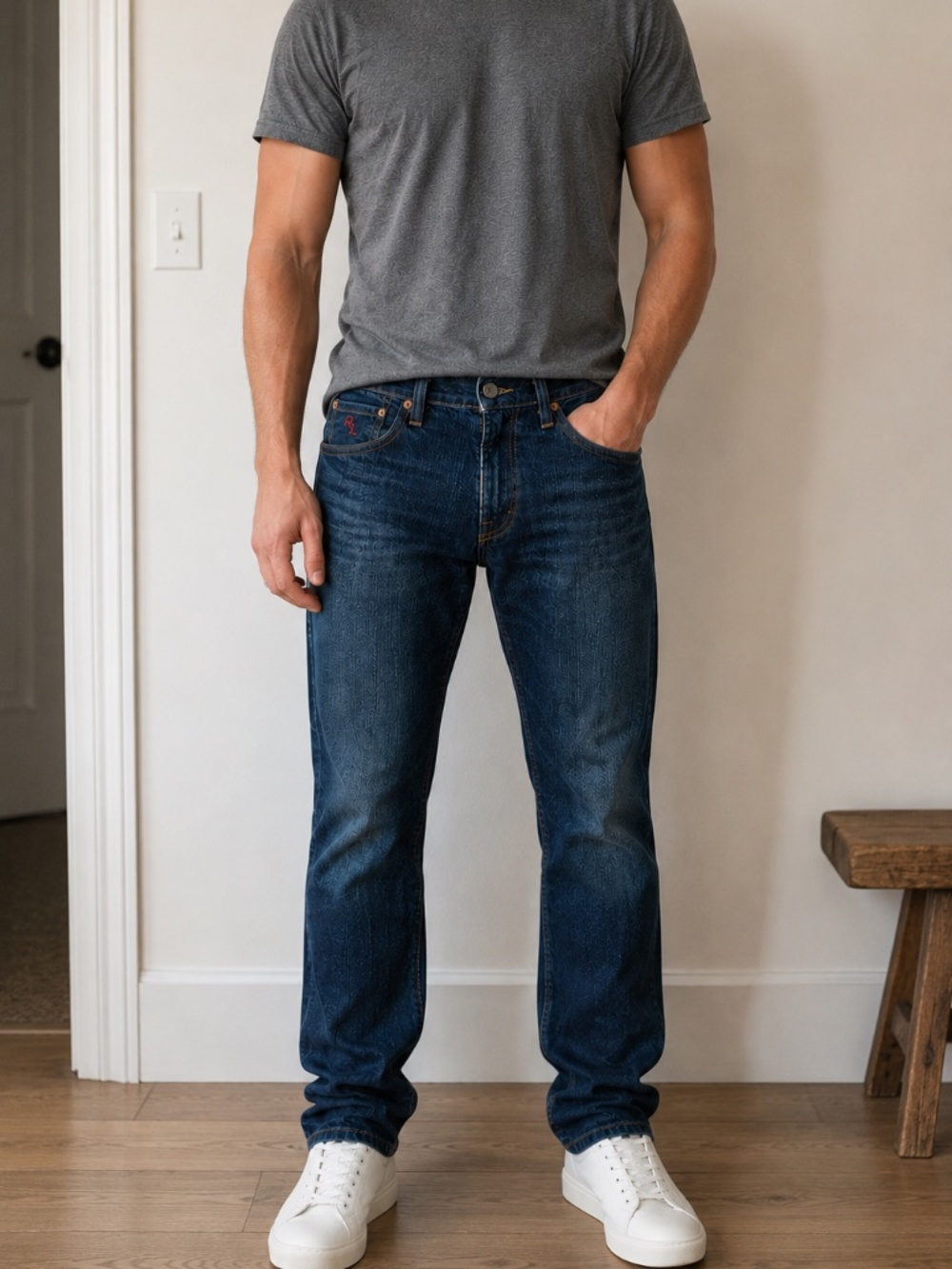 Polo Ralph Lauren 018 Heritage Slim Straight Dark Wash Jeans 32x32